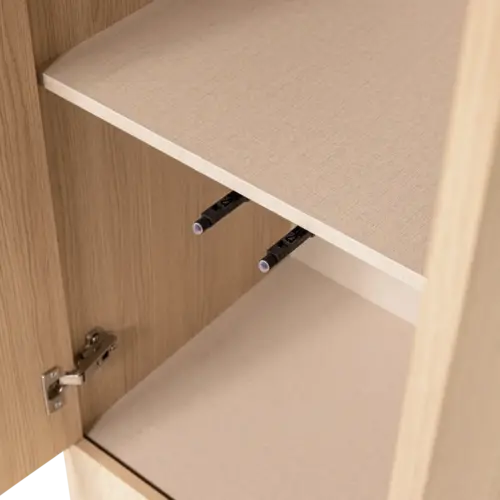 Woood Build Smalle Opbergkast 54 cm - Naturel Woood Build Smalle Opbergkast 54 cm - Naturel