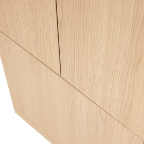 Woood Build Smalle Opbergkast 54 cm - Naturel Woood Build Smalle Opbergkast 54 cm - Naturel