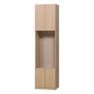 Woood Build Smalle Halfopen Kast - Naturel Woood Build Smalle Halfopen Kast - Naturel