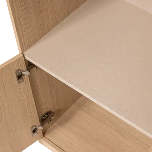 Woood Build Smalle Halfopen Kast - Naturel Woood Build Smalle Halfopen Kast - Naturel