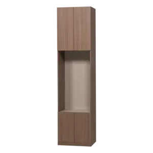 Woood Build Smalle Halfopen Kast - Bruin Woood Build Smalle Halfopen Kast - Bruin