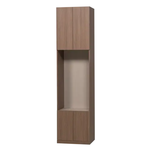 Woood Build Smalle Halfopen Kast - Bruin Woood Build Smalle Halfopen Kast - Bruin