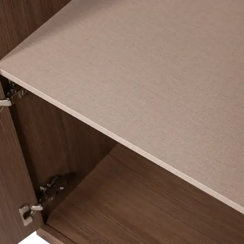 Woood Build Smalle Halfopen Kast - Bruin Woood Build Smalle Halfopen Kast - Bruin