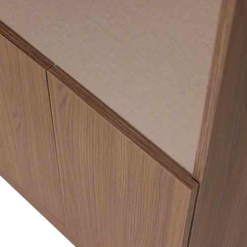 Woood Build Smalle Halfopen Kast - Bruin Woood Build Smalle Halfopen Kast - Bruin