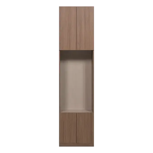 Woood Build Smalle Halfopen Kast - Bruin Woood Build Smalle Halfopen Kast - Bruin