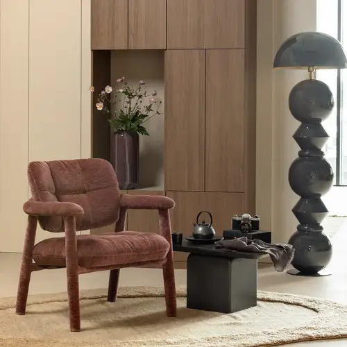 Woood Build Smalle Halfopen Kast - Bruin Woood Build Smalle Halfopen Kast - Bruin