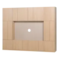 Build Wandkast Combinatie 268 cm - Naturel