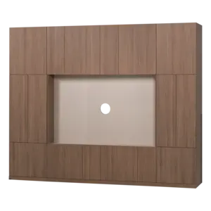 Woood Build Wandkast Combinatie 268 cm - Bruin Woood Build Wandkast Combinatie 268 cm - Bruin