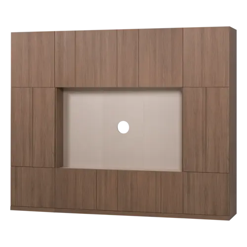 Woood Build Wandkast Combinatie 268 cm - Bruin Woood Build Wandkast Combinatie 268 cm - Bruin