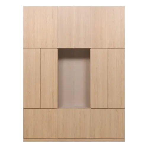Woood Build Wandkast Combinatie 162 cm - Naturel Woood Build Wandkast Combinatie 162 cm - Naturel