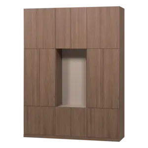 Woood Build Wandkast Combinatie 162 cm - Bruin Woood Build Wandkast Combinatie 162 cm - Bruin