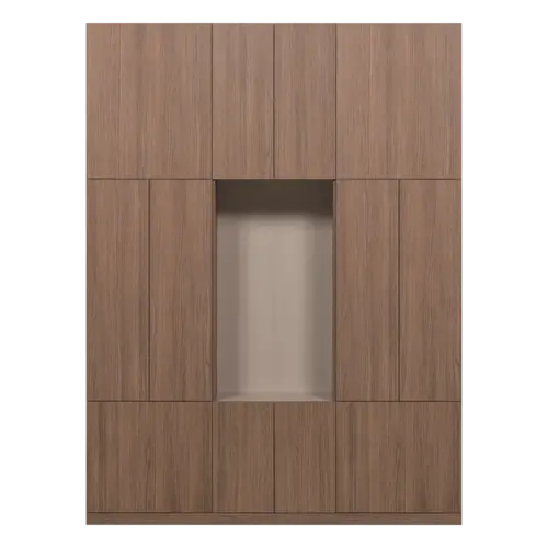 Woood Build Wandkast Combinatie 162 cm - Bruin Woood Build Wandkast Combinatie 162 cm - Bruin