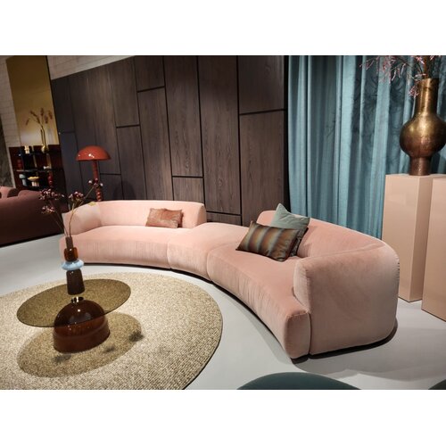 COMF Collection Paloma Zetel - Opstelling: 2-zits trapeze rond (arm links) + Hocker trapeze rond ± 112x101 cm + 2-zits trapeze rond (arm rechts) - in Stof: Juva, Kleur: 166 (cat. I) COMF Collection Paloma Zetel - Opstelling: 2-zits trapeze rond (arm links) + Hocker trapeze rond ± 112x101 cm + 2-zits trapeze rond (arm rechts) - in Stof: Juva, Kleur: 166 (cat. I)