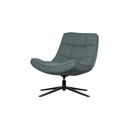 Woood Draaifauteuil Maudi - Blauw Woood Draaifauteuil Maudi - Blauw
