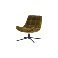 Draaifauteuil Maudi - Chenille Groen