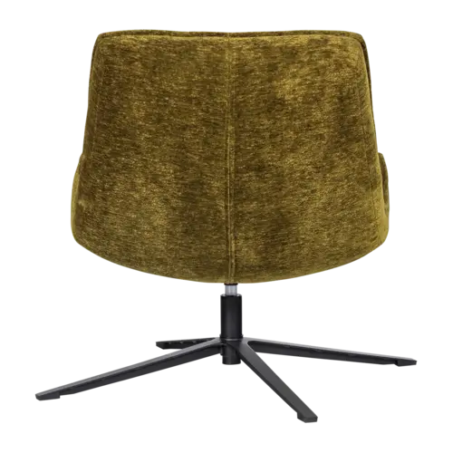 Woood Draaifauteuil Maudi - Chenille Groen Woood Draaifauteuil Maudi - Chenille Groen