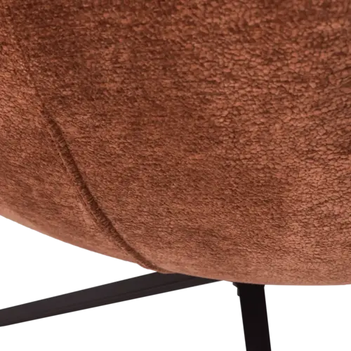 Woood Draaifauteuil Maudi - Chenille Bruin