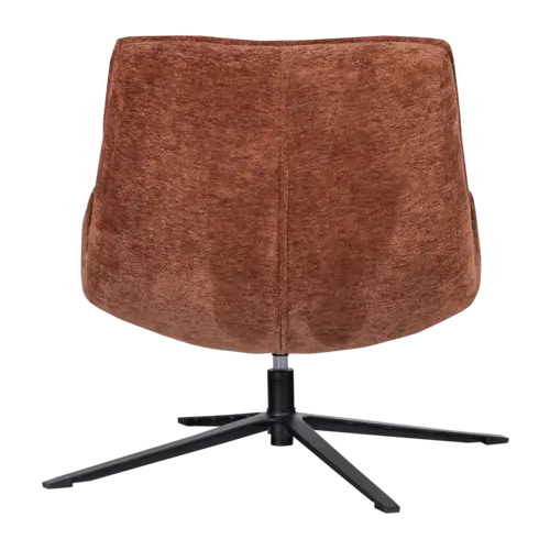 Woood Draaifauteuil Maudi - Chenille Bruin