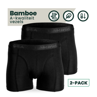 2-pack Lewis Bamboe Boxershorts -  Zwart