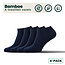 4-pack Jordan Bamboe Sneakersokken -  Marineblauw