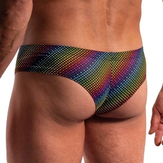 Manstore M2278 Rainbow cheeky brief