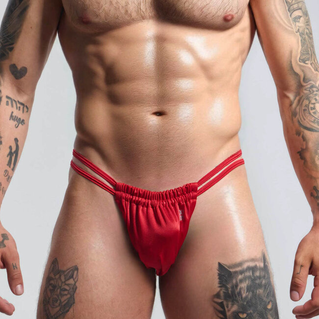 Sexyboy herenstring red