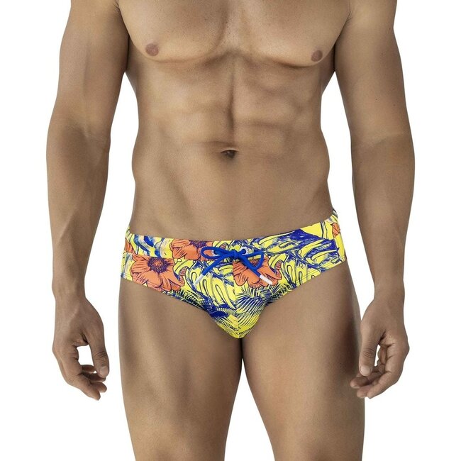 Clever tropic zwemslip yellow