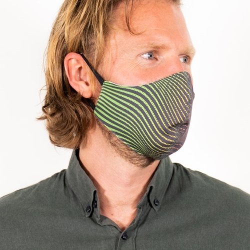 Santevie Fashion design gestreept mondkapje Santevie herbruikbaar