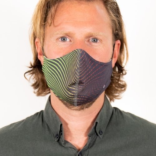 Santevie Fashion design gestreept mondkapje Santevie herbruikbaar