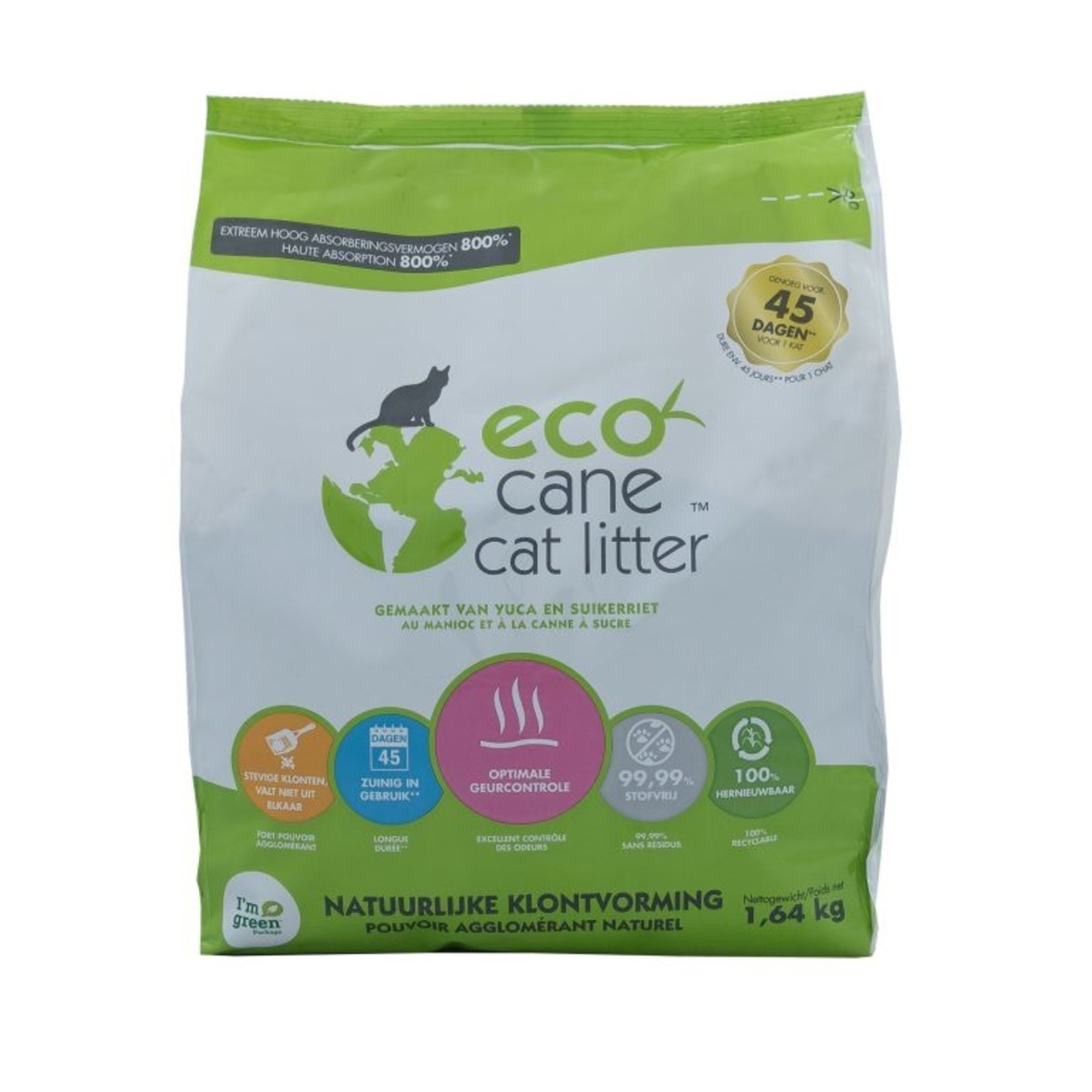 Eco Cane Eco Cane Cat Litter - 3,28 kg