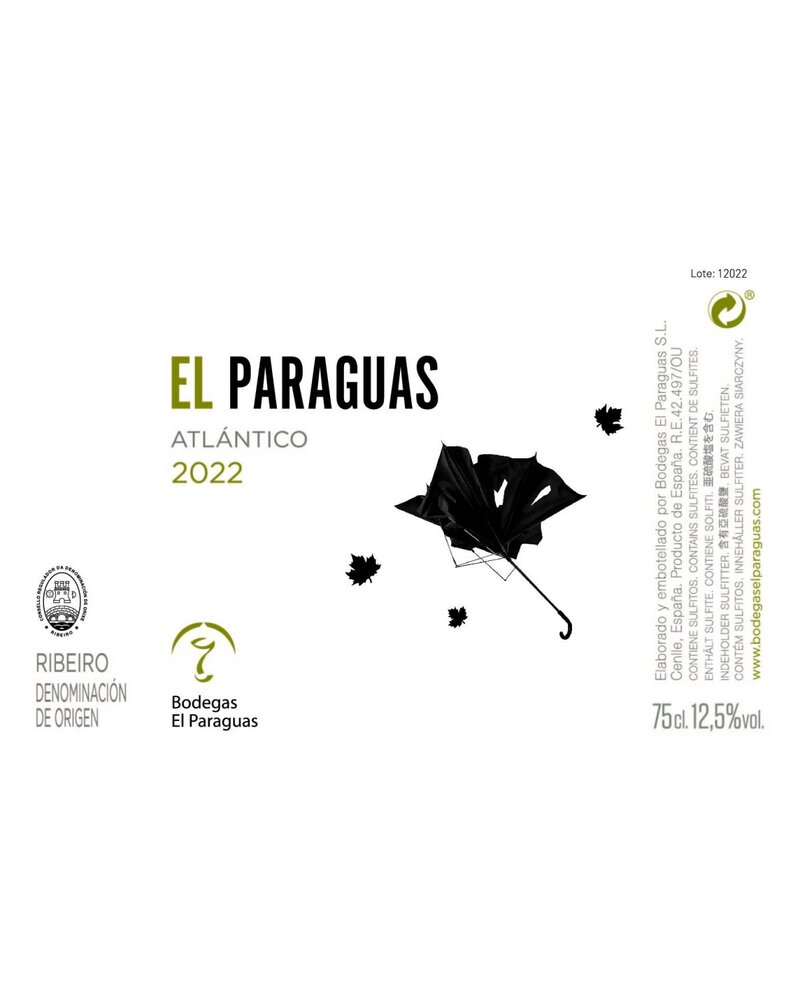 Bodegas El Paraguas 'Altlantico blanco' 2022