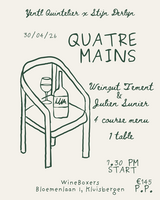 Quatre Mains Wine Dinner  Tement & Julien Sunier 30/04/26