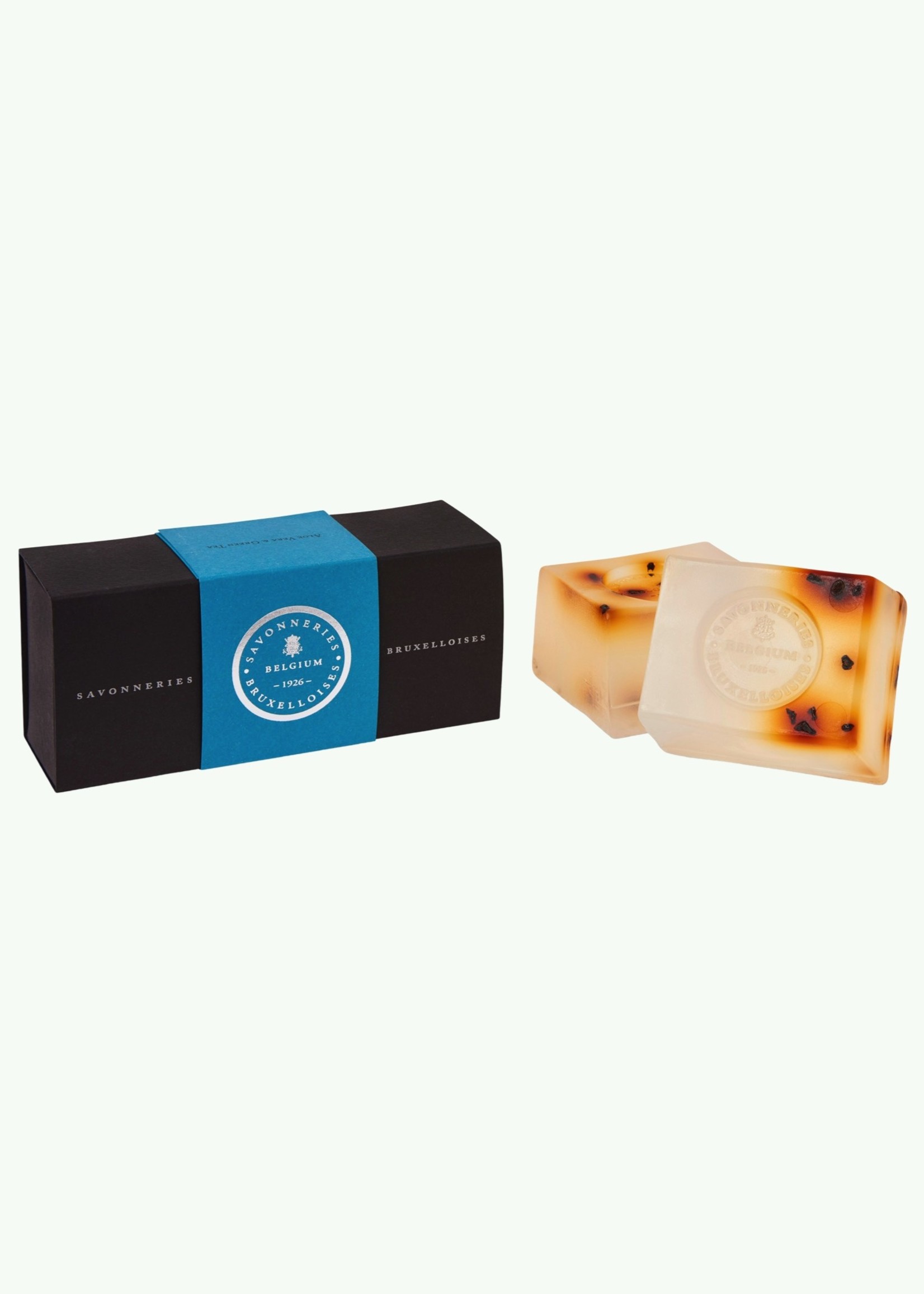 Savonneries Bruxelloises Green Tea - Glycerine Soap - 2 x 200 gr