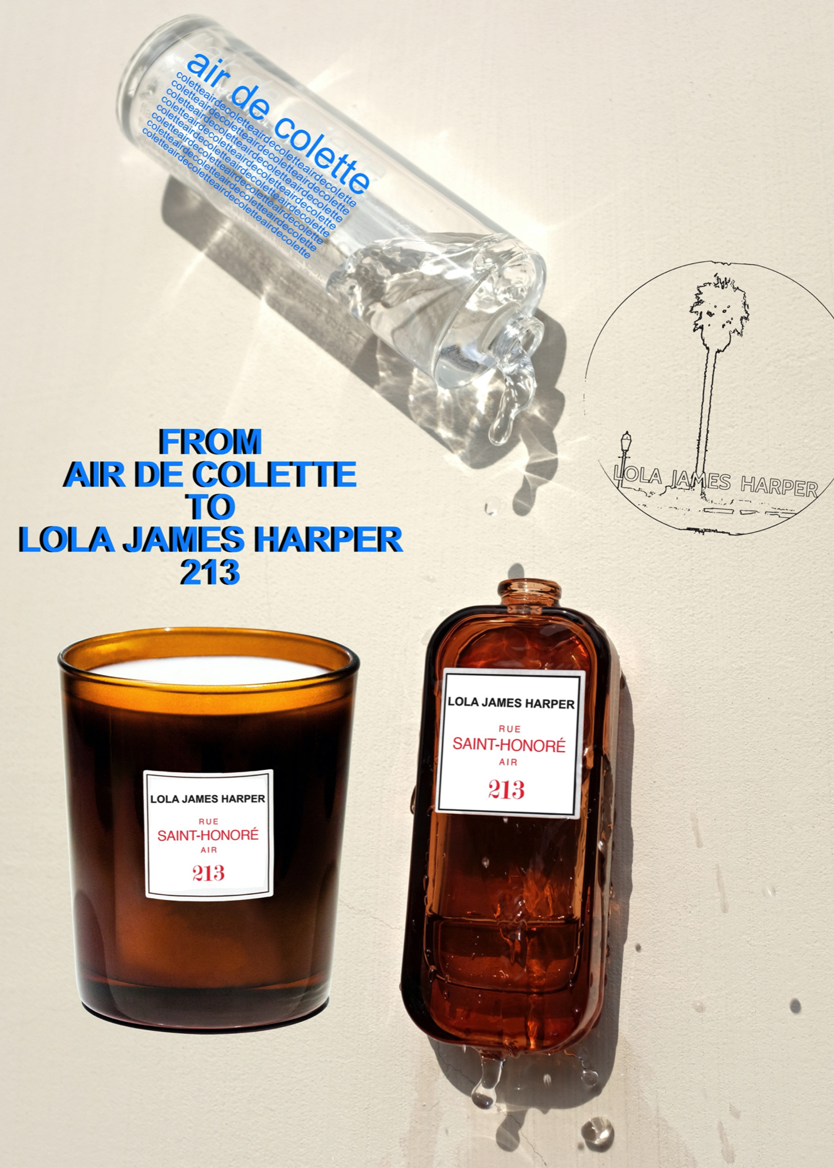 Lola James Harper Rue Saint Honoré Air - Geurkaars 190 gr