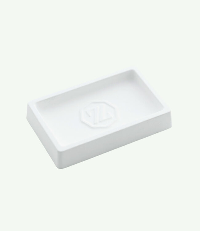 Concrete soap dish - White