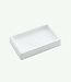 Concrete soap dish - White