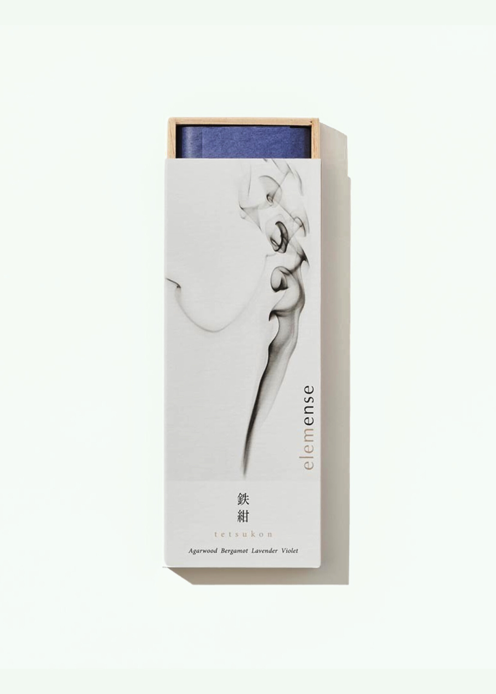 elemense Tetsukon [Water] incense 40 sticks with holder