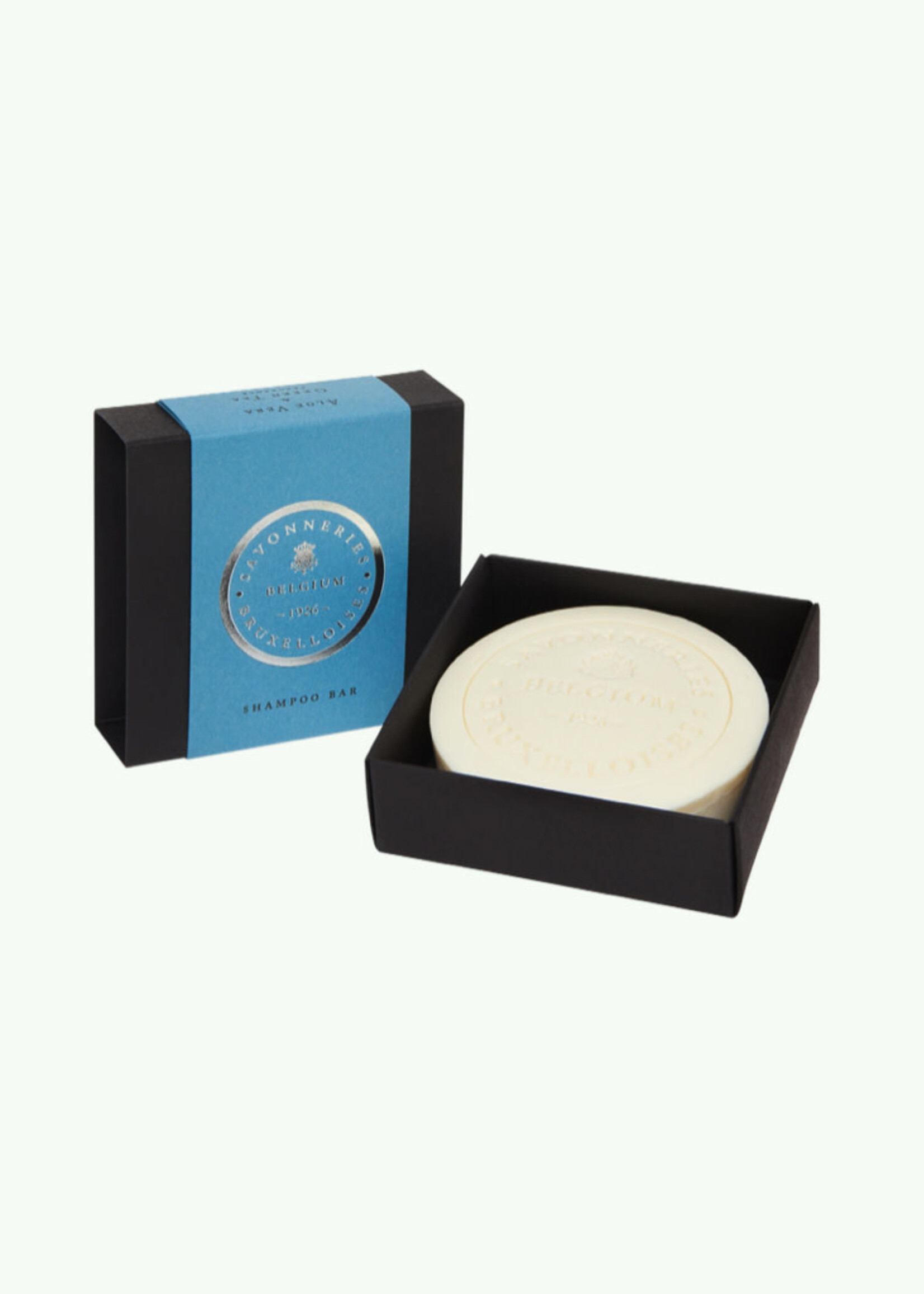 Savonneries Bruxelloises Shampoo Bar - Aloe Vera & Green Tea - 75 gr