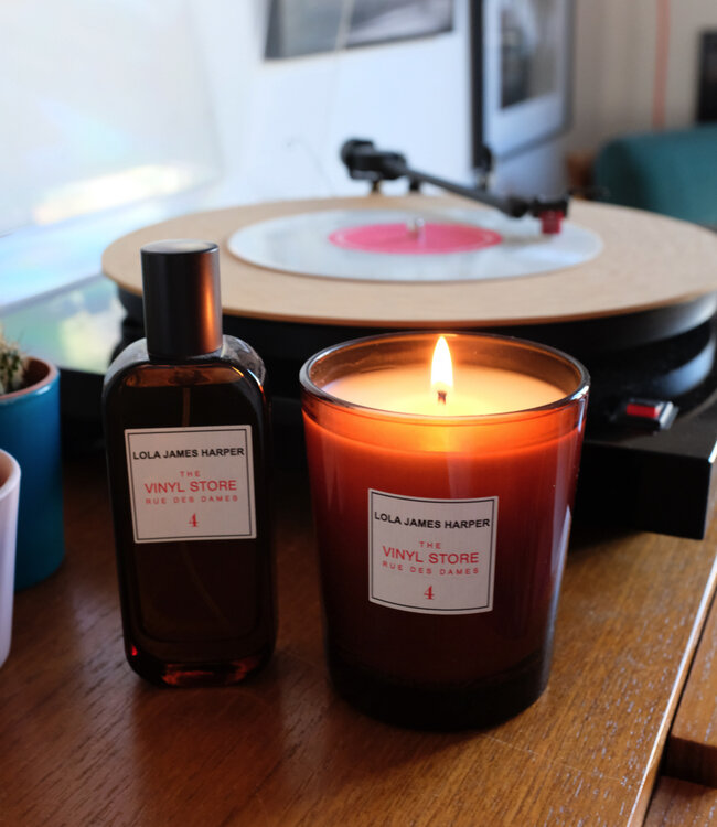 The Vinyl Store Rue des Dames - Bougie Parfumée 190 gr