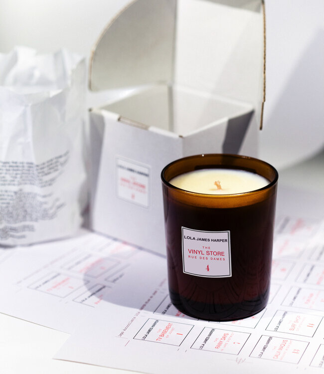 The Vinyl Store Rue des Dames - Bougie Parfumée 190 gr