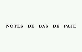 Notes de Bas de Paje