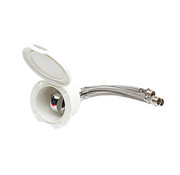 Allpa Mengkraan met inbouwkastje Wit Kunststof