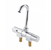 Trem Inklapbare 2-Knops Mengkraan Chroom – Draaibare Ø14 mm Uitloop – 3/8"