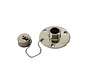 Allpa RVS Drinkwateruitlaat met Schroefdraad voor Waterslang – 1/2" Binnendraad