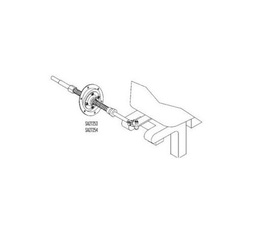 Teleflex Motorbun 90 Graden Montageset