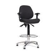 Hollex Stuurstoel Delta II / stof zwart