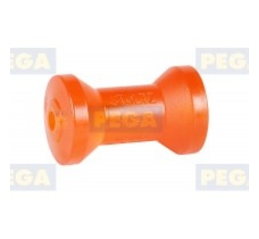 Enkele Polyurethaan Kielrol 125 X 80 Mm
