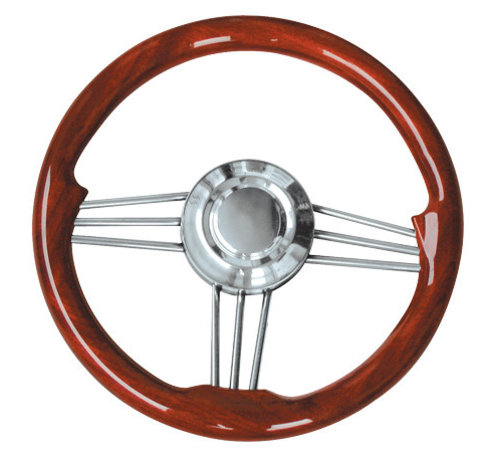 Allpa Stuurwiel Type 15L/35 Mahonie Hout