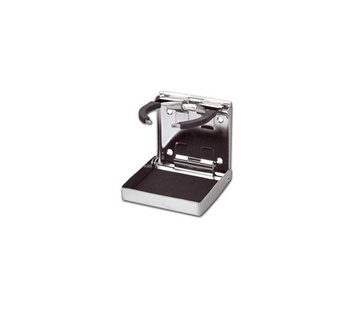 Allpa RVS drankhouder met veergrip, klapbaar, 98,4x102mm
