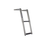 Exalto Telescoop Ladder RVS 2 treden